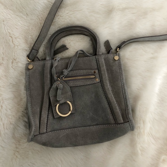 suede mini bag